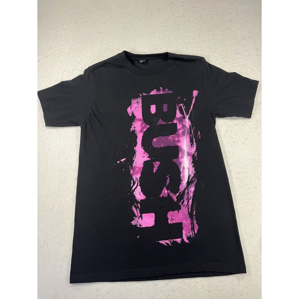 Optima T Shirt Unisex Small Black Bush‎ Loaded Tour 2024 Band Pink Graphic Print